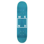 WKND - Mini White Logo Deck - 6.75" | 7" | 7.25" - WKND Skateboards UK