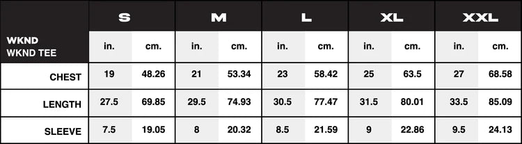 WKND - Tie Tee - White