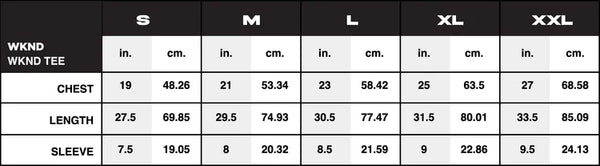 WKND - Tie Tee - White