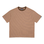 WKND - Stripe Tee - Brown & Navy