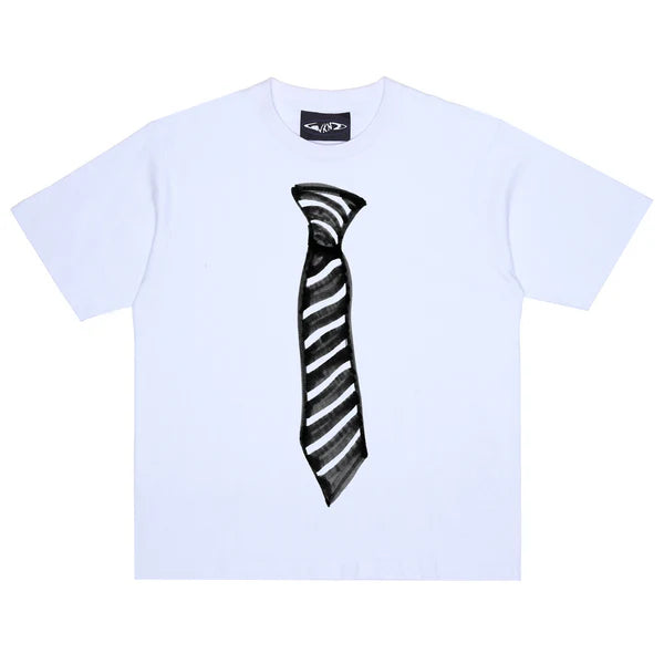 WKND - Tie Tee - White