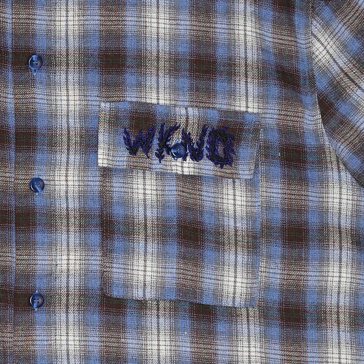WKND - Wilson Shirt - Black/Blue Plaid