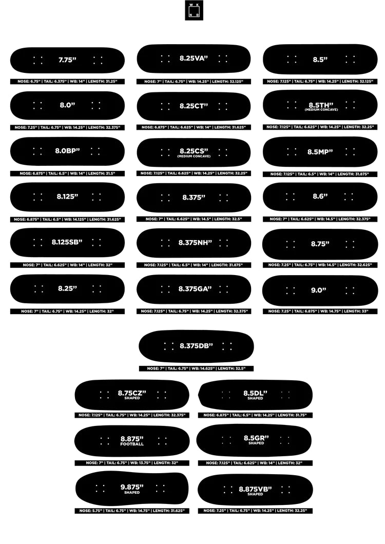 WKND - Neighture Karsten Kleppan Deck - 8.25VA" | 8.375" - WKND Skateboards UK
