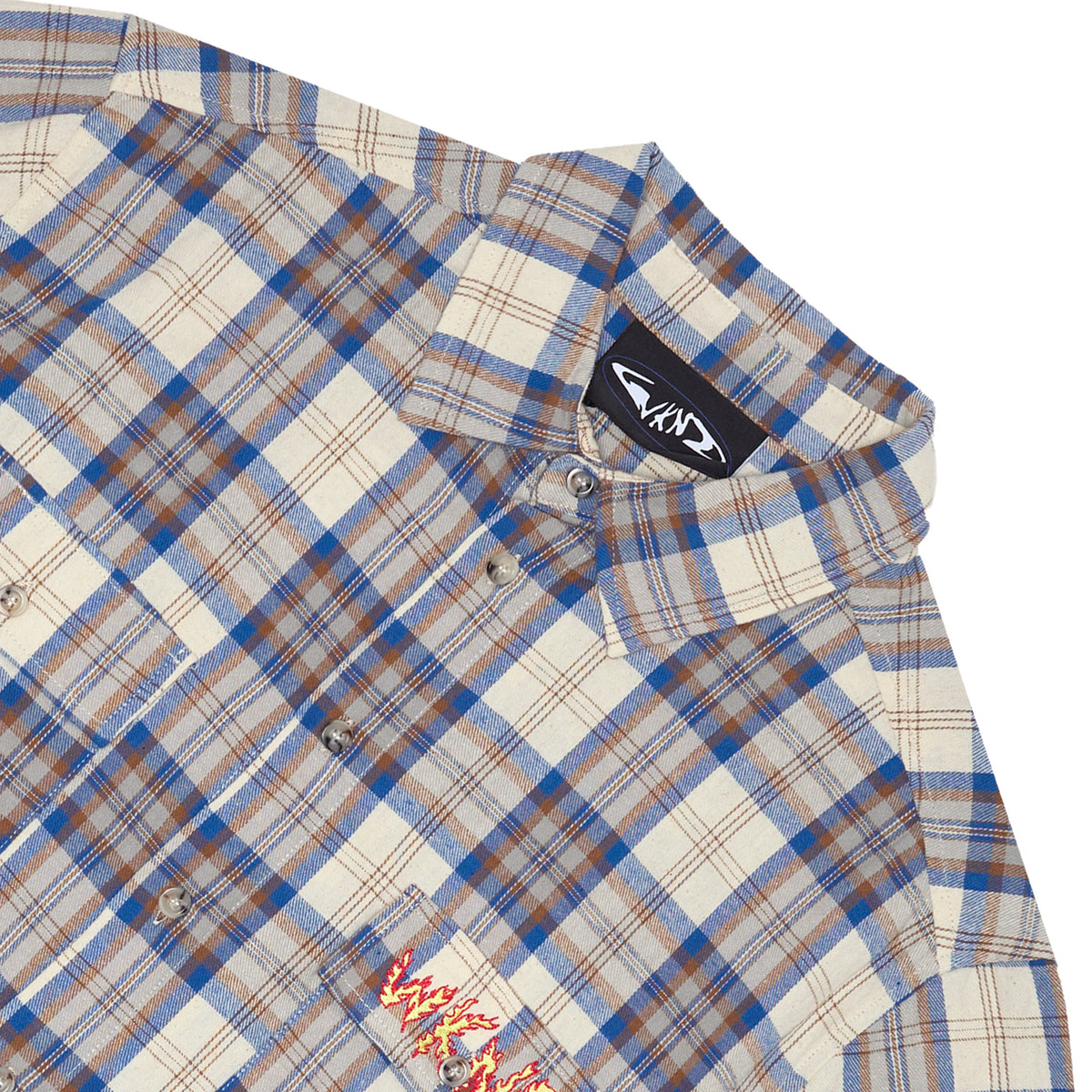 WKND - Wilson Shirt - Brown/Blue Plaid