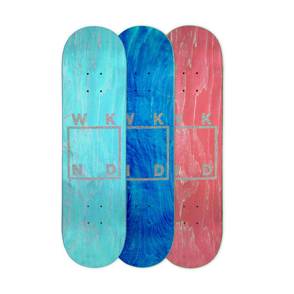 WKND - Glitter Logo Deck Assorted - 8.25" | 8.5" - WKND Skateboards UK