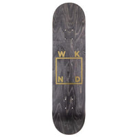 WKND Skateboards UK Gold Logo/Black Veneer Skateboard Deck - 8"