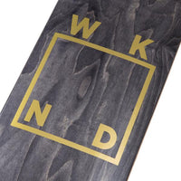 WKND Skateboards UK Gold Logo/Black Veneer Skateboard Deck - 8"