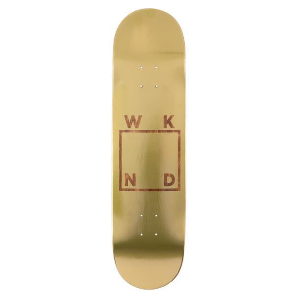 WKND - Gold Plated Logo Deck - 7.75
