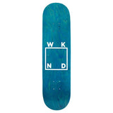 WKND -  White Logo Deck - 8" | 8.25" | 8.5" - WKND Skateboards UK