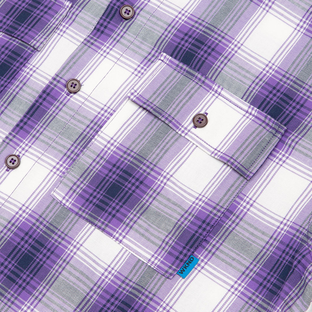 WKND - Wilson Shirt - Purple Plaid - WKND Skateboards UK